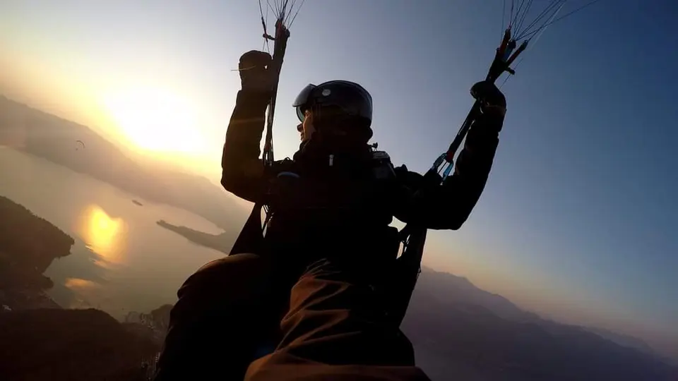 Silvia Ojetti in volo