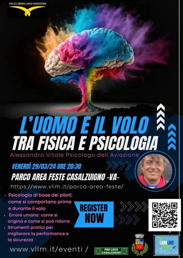 Locandina Psicologia del volo